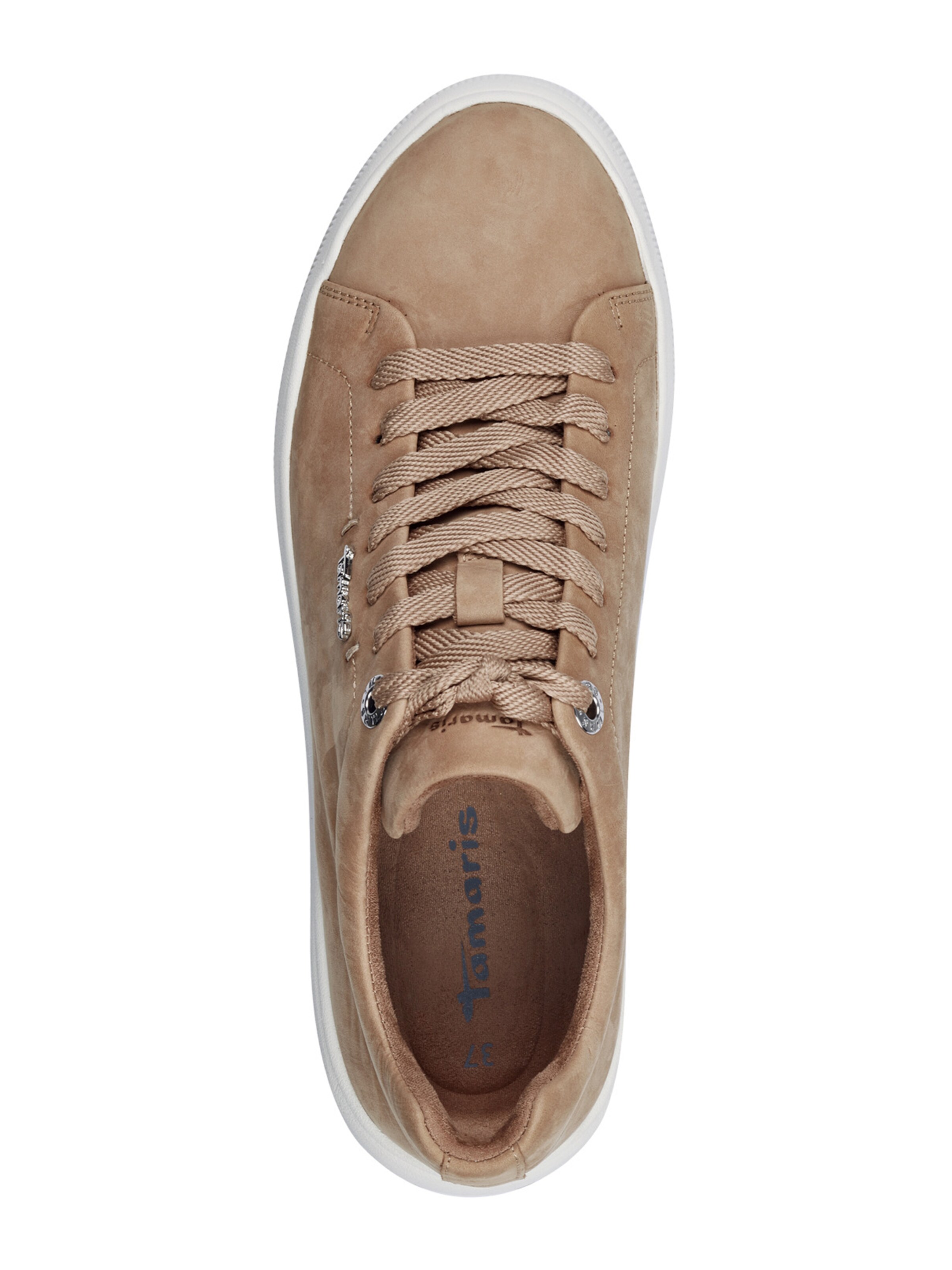 Tamaris Σνίκερ χαμηλό σε μπεζ