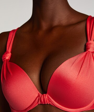 Hunkemöller Push-up Bikinitop in Rot