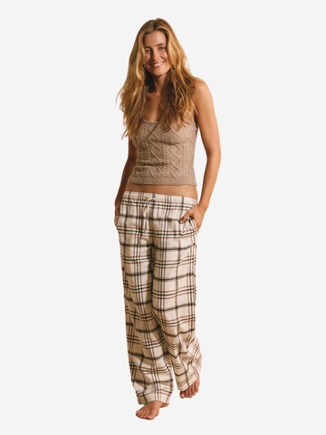 ETAM Pyjamabroek 'Belinay' in Beige