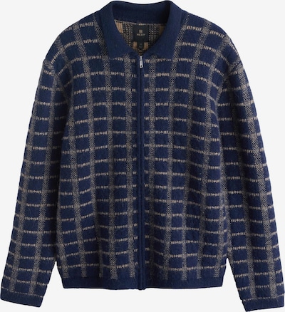 Next Strickjacke in S in ecru / navy, Produktansicht