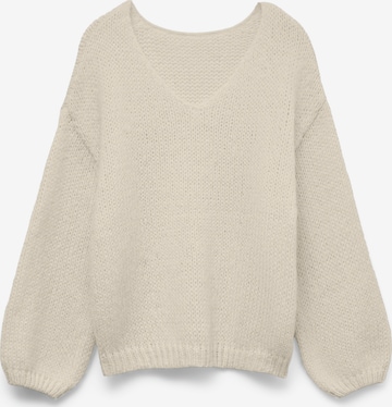 VERO MODA Oversized trui 'VMMaybe' in Beige: voorkant