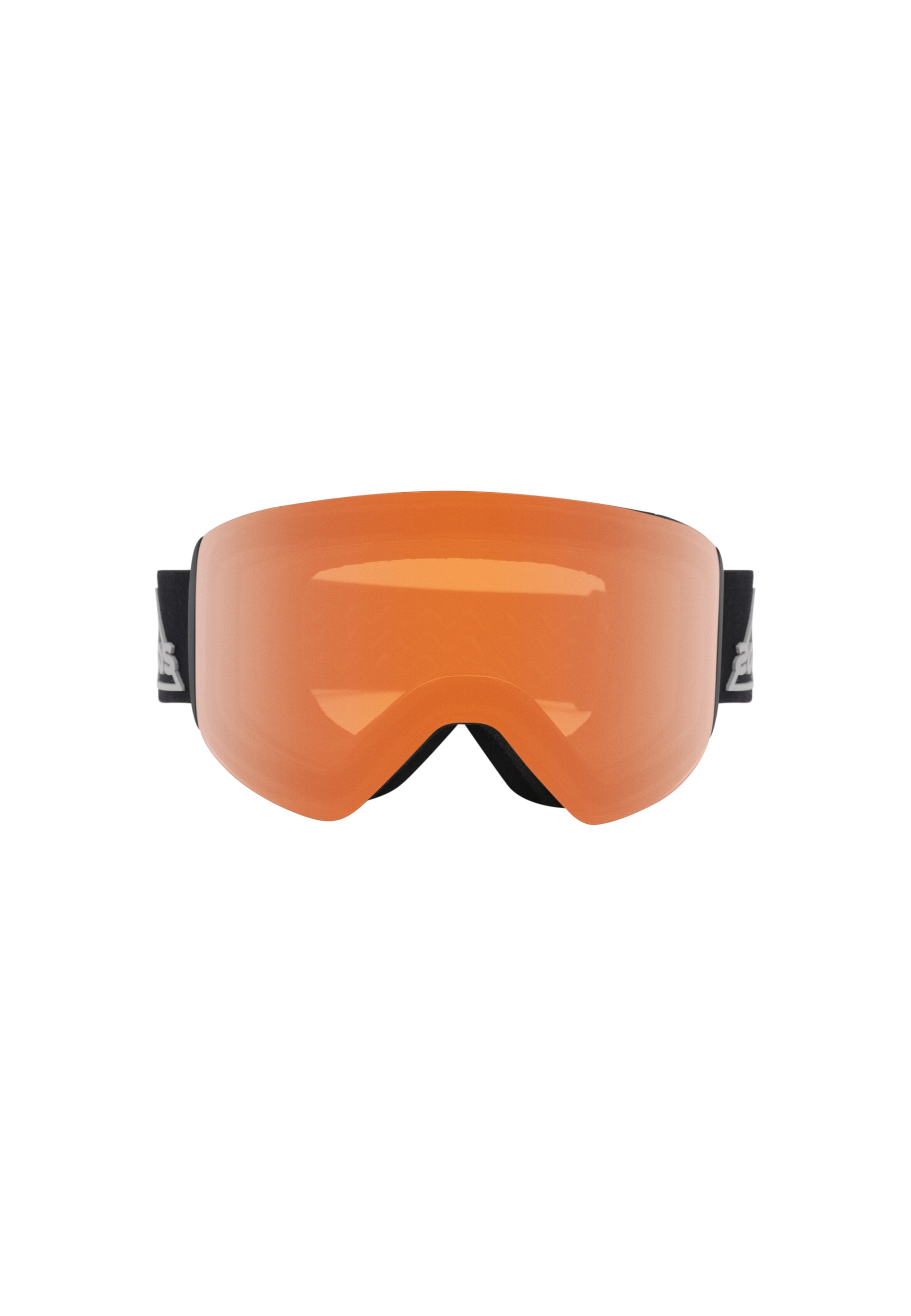 SOS Skibrille 'Seven Springs' in Schwarz: Vorderseite