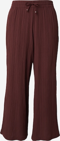 ruda ONLY Carmakoma Plačios klešnės Kelnės 'CARMUNICH MW WIDE CRINKLE PANT PNT': priekis
