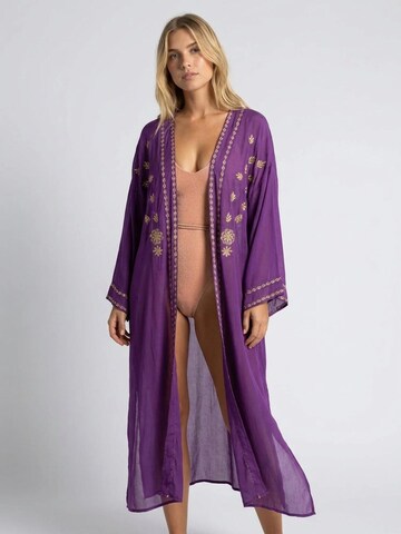 Miss June Kimono 'Kimono Long Bethany'‌‌‌‌ in Lila: Vorderseite