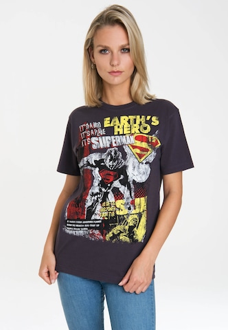LOGOSHIRT Shirt 'Superman' in Gemengde kleuren: voorkant