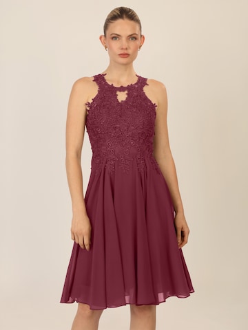 APART Cocktail Dress in Red: front