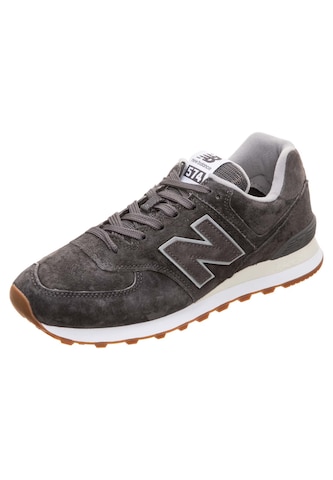 Baskets basses '574' new balance en gris : devant