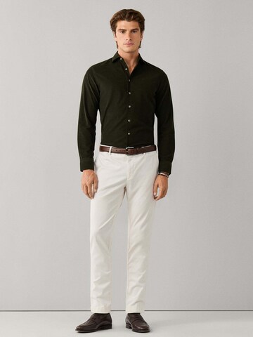 Hackett London Regular fit Overhemd in Groen