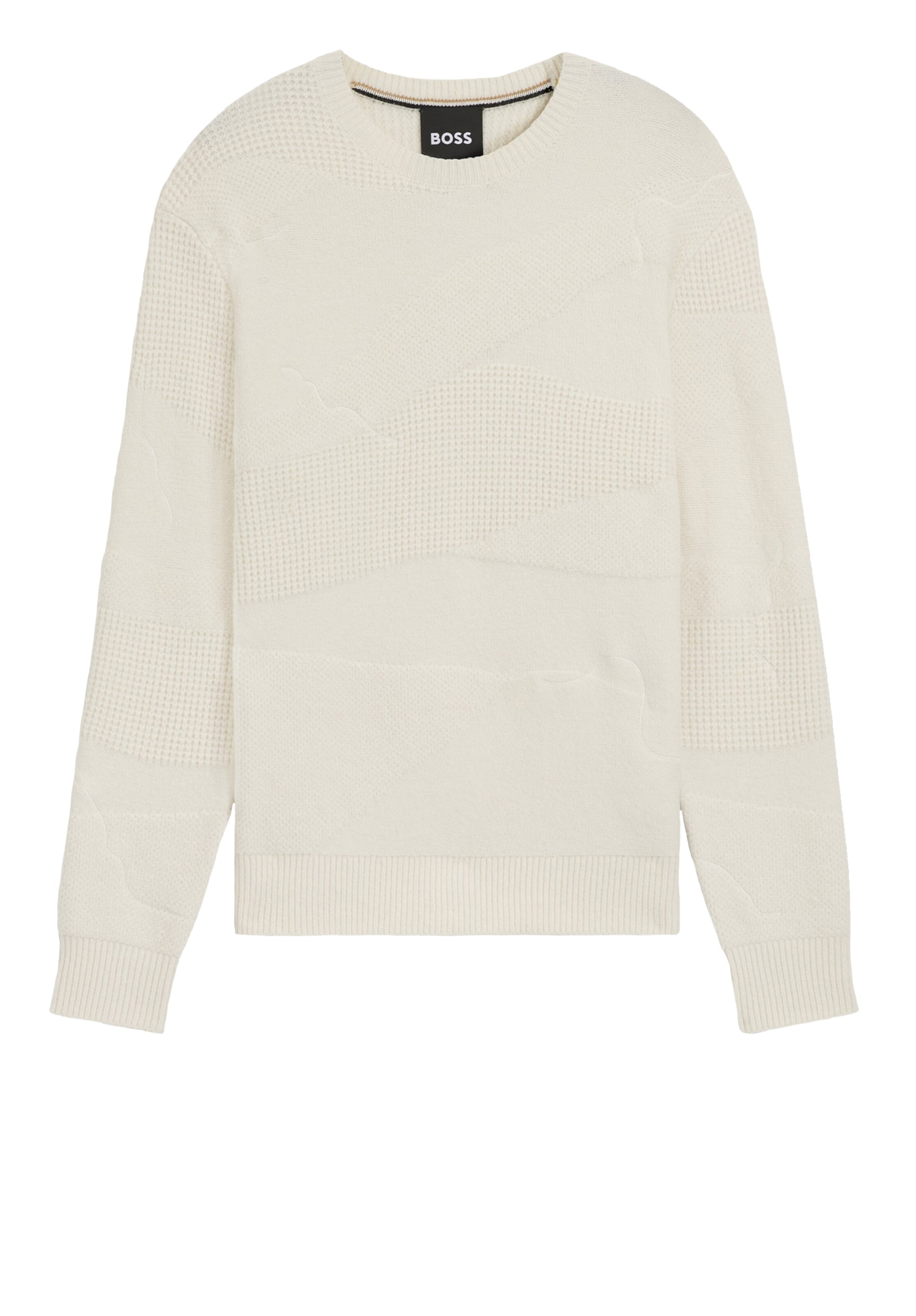 BOSS Pullover in Weiß: Vorderseite