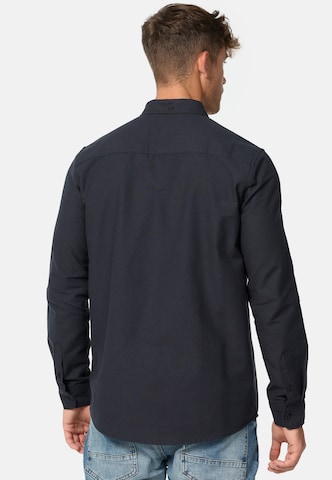 INDICODE JEANS Regular fit Zakelijk overhemd ' Kepner ' in Blauw