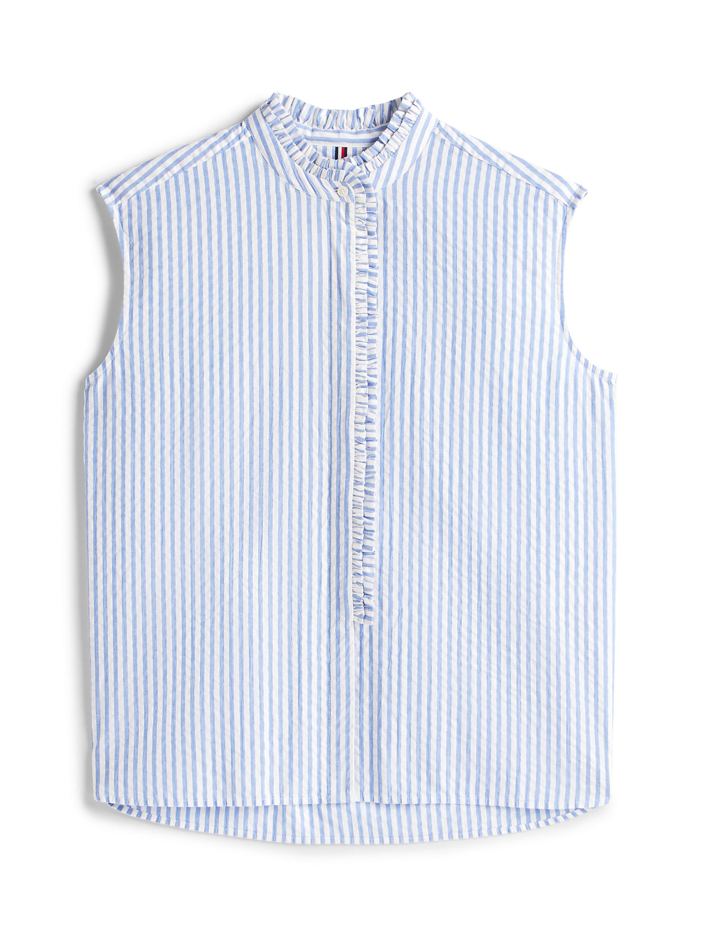 TOMMY HILFIGER Bluse in Blau: Vorderseite