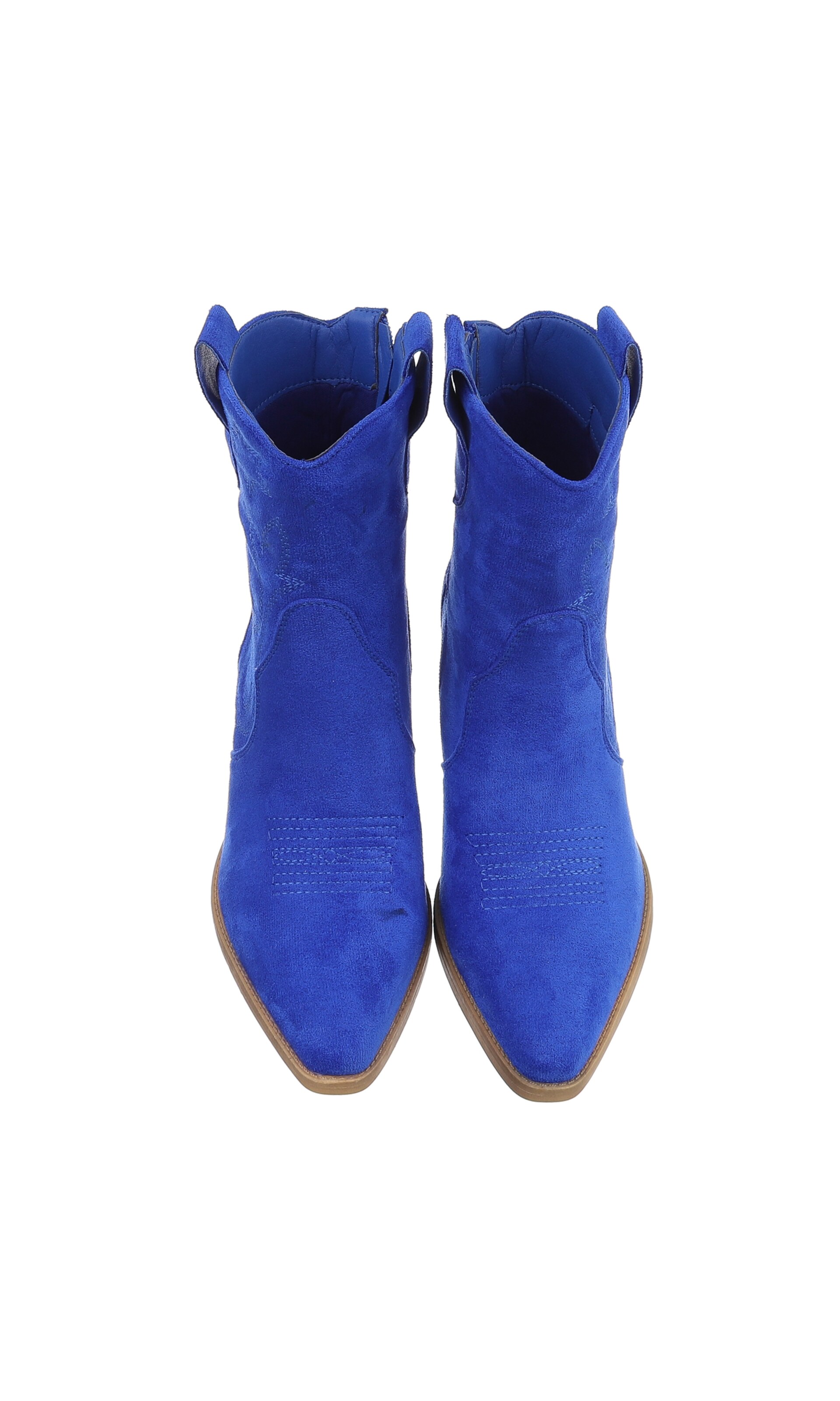 Ital-Design Cowboy Boots in Blue