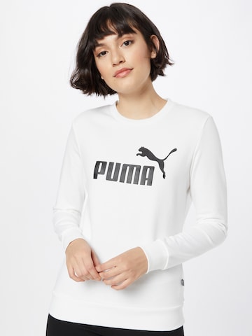 PUMA Sportsweatshirt i hvit: forside