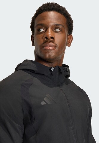 ADIDAS PERFORMANCE Sportjas 'Tiro Travel' in Zwart