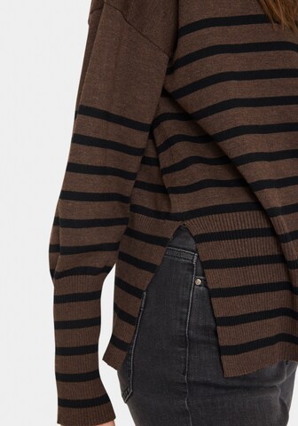 Pull-over 'Grila' SAINT TROPEZ en marron