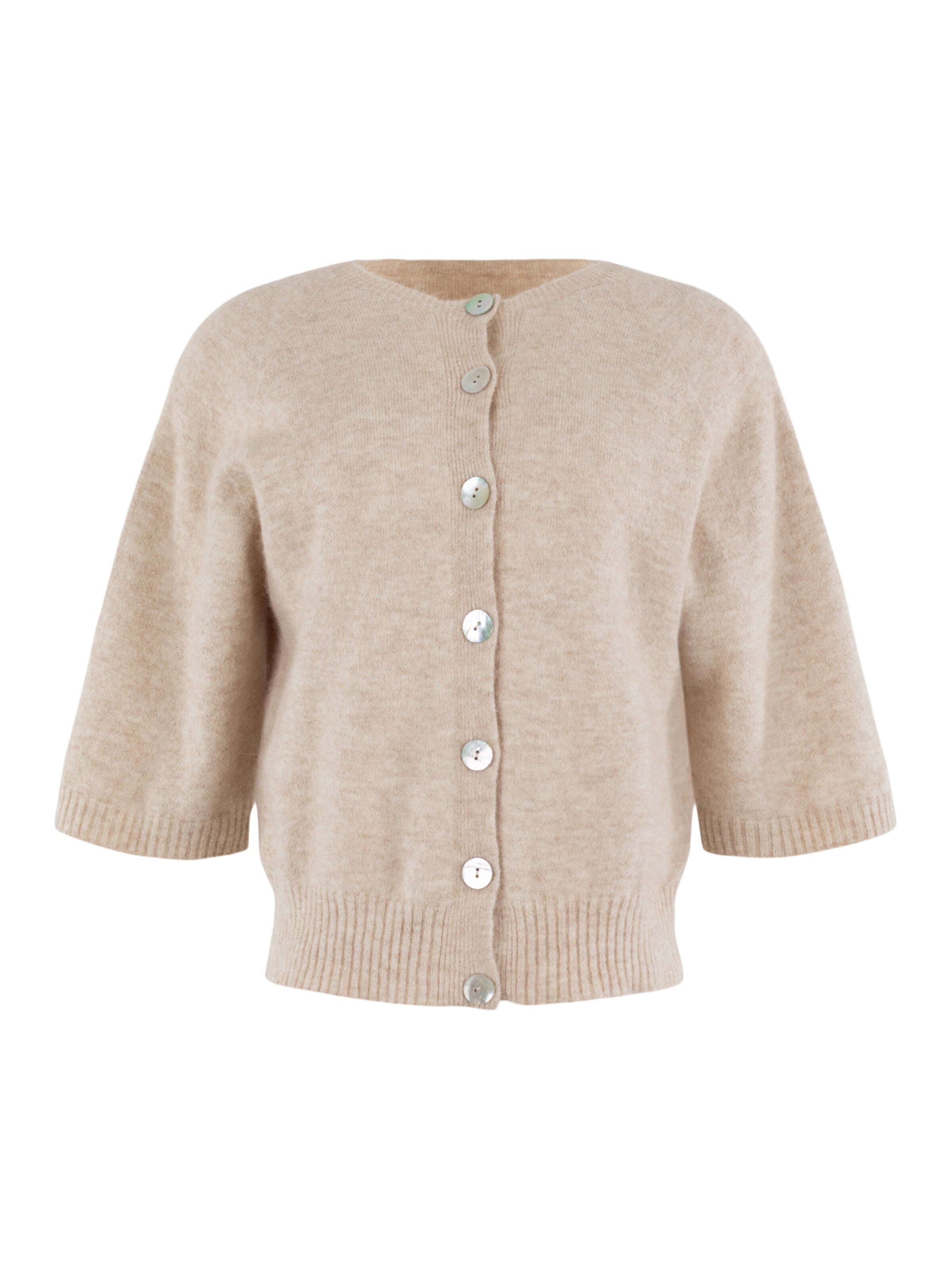 Bellamy Gallery Knit Cardigan 'Chi' in Beige: front
