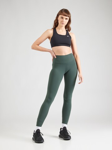 NIKE Skinny Sportsbukser 'ONE' i grøn