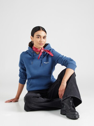 Superdry Sweatshirt 'ESSENTIAL' in Blau