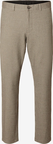 SELECTED HOMME Slim fit Pants in Beige: front