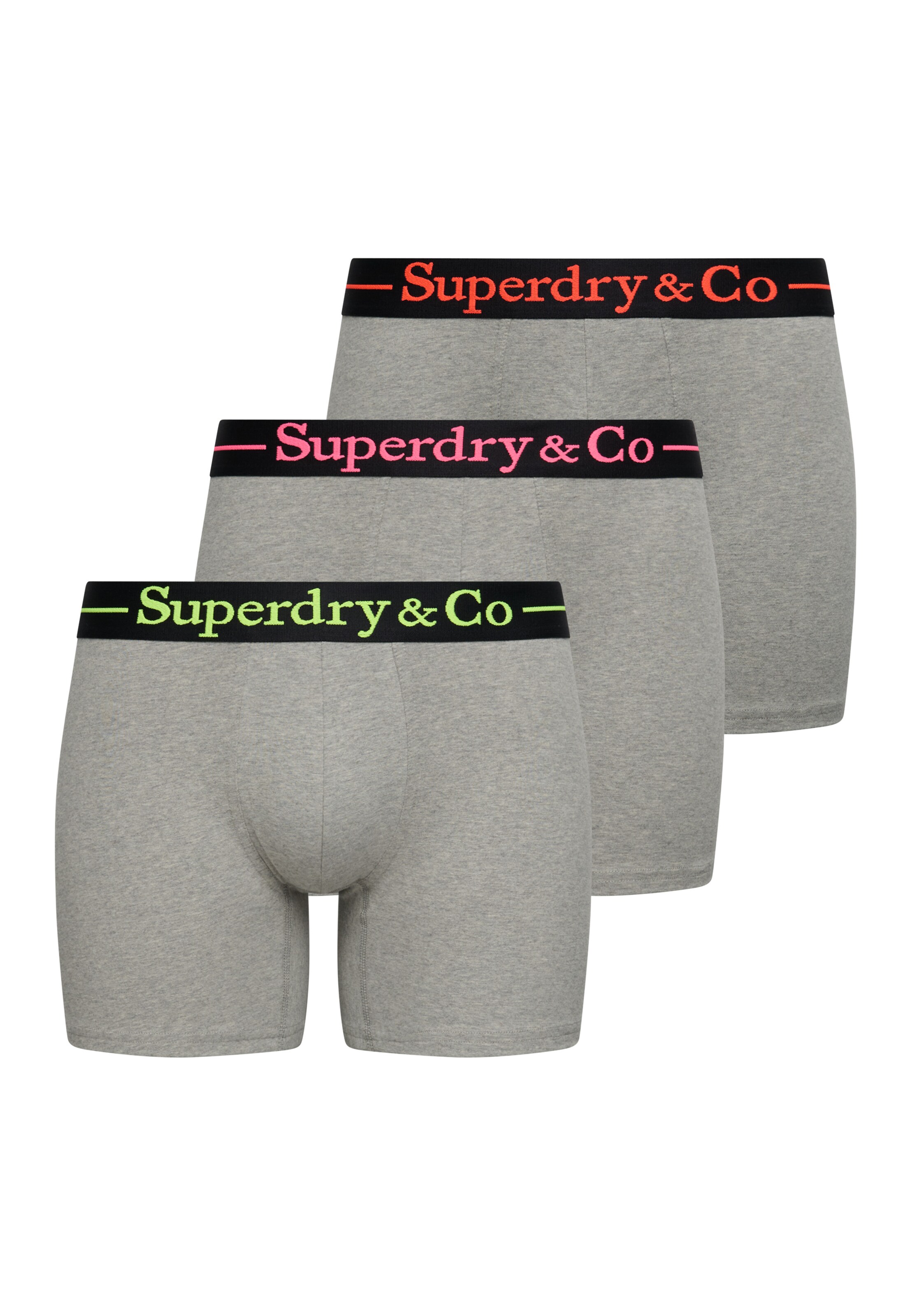 Superdry & Co Boxer shorts in Grey: front