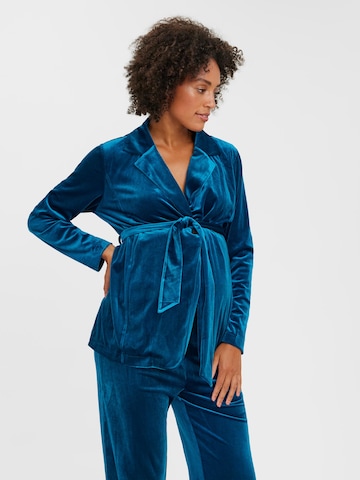 MAMALICIOUS Blazer 'Sandra' in Blue: front