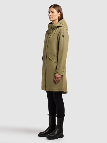 khujo Between-seasons coat 'Leal' in Green