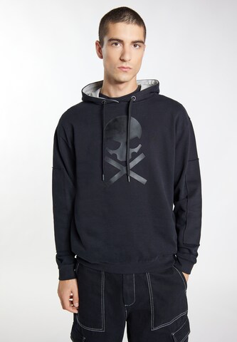 TUFFSKULL Sweatshirt i svart: framsida