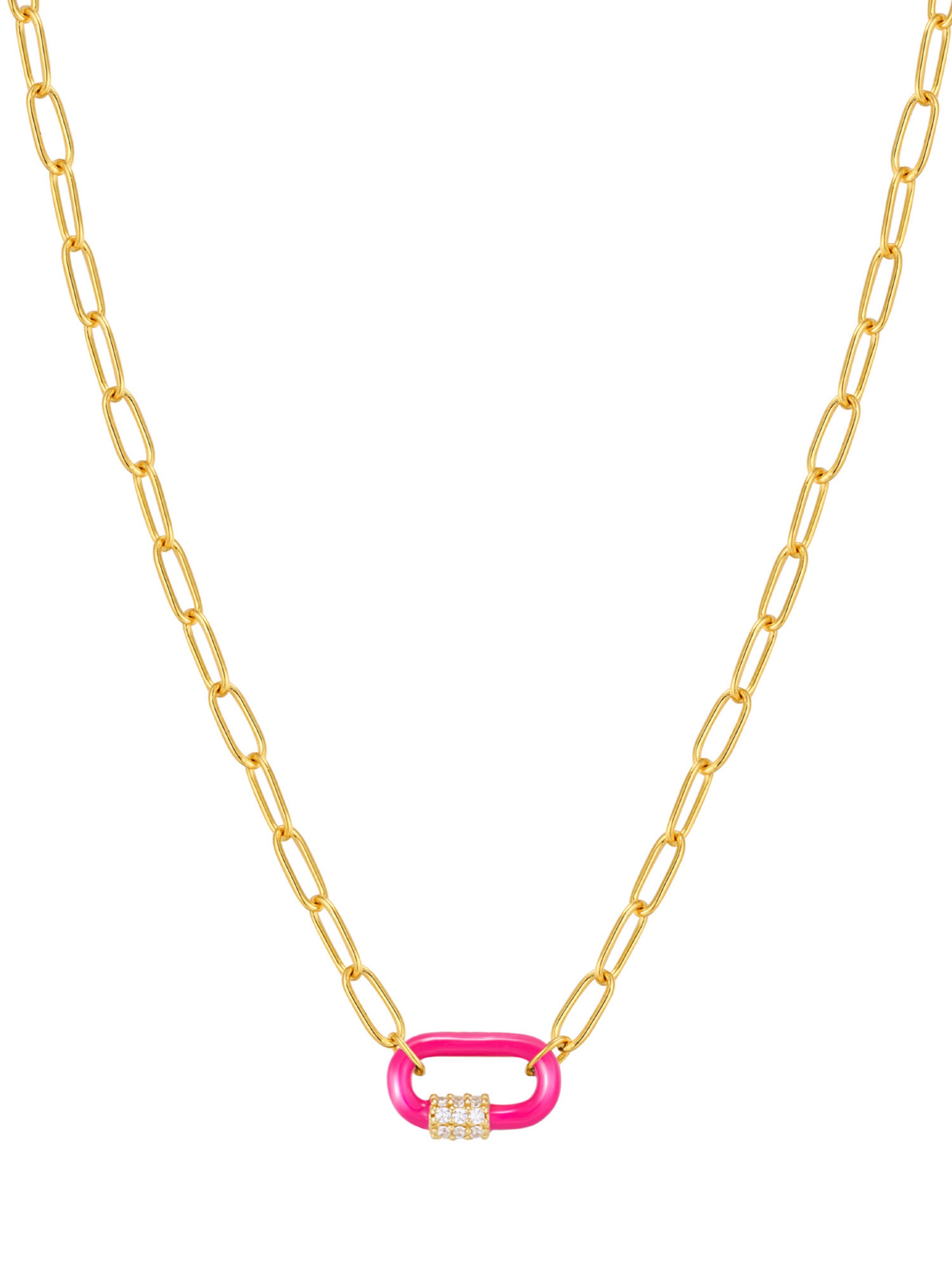 ANIA HAIE Kette in gold / pink, Produktansicht