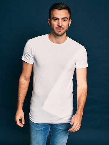 alan red Shirt 'Ottawa' in White