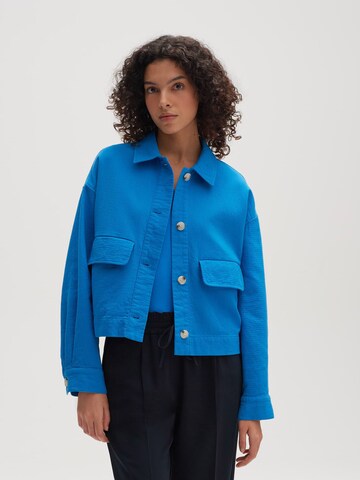 OPUS Between-Season Jacket 'Herti' in Blue: front