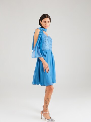 mascara Cocktail Dress in Blue