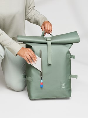 Sac à dos 'Rolltop' Unisex - en menthe