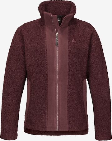 Veste en polaire fonctionnelle Schöffel en violet : devant