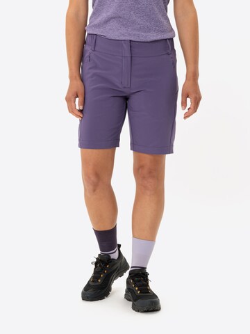VAUDE Regular Outdoor trousers 'W  Skomer BM STS' in Purple: front