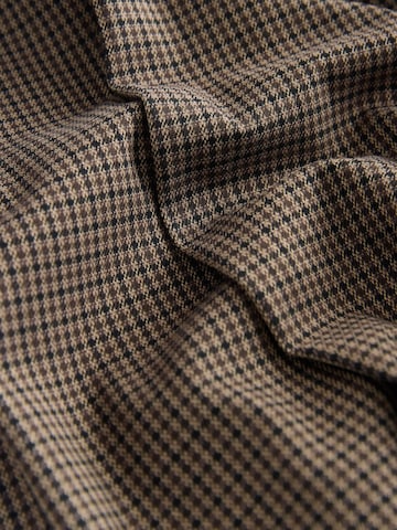 Next Zvonové kalhoty Kalhoty s puky – hnědá