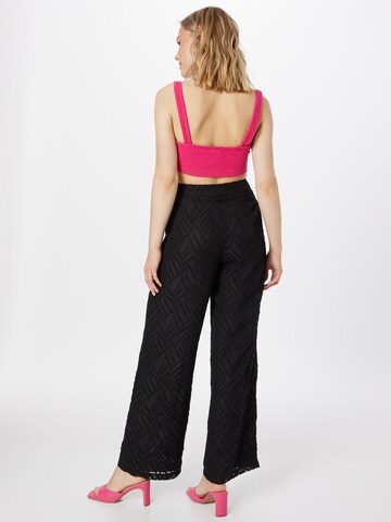 Nasty Gal Loosefit Bandplooibroek in Zwart