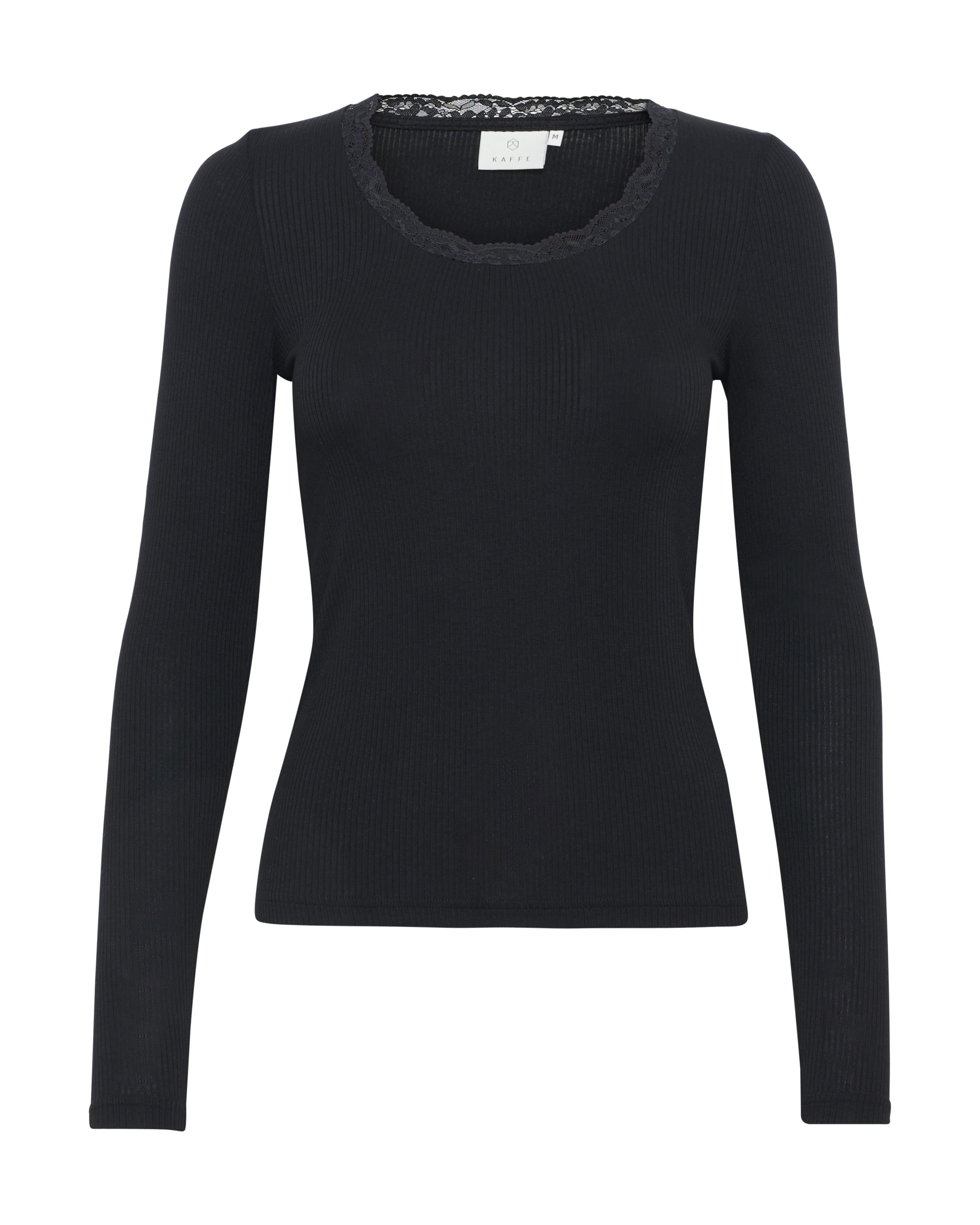 Kaffe Tričko 'KAOmi' – černá: přední strana