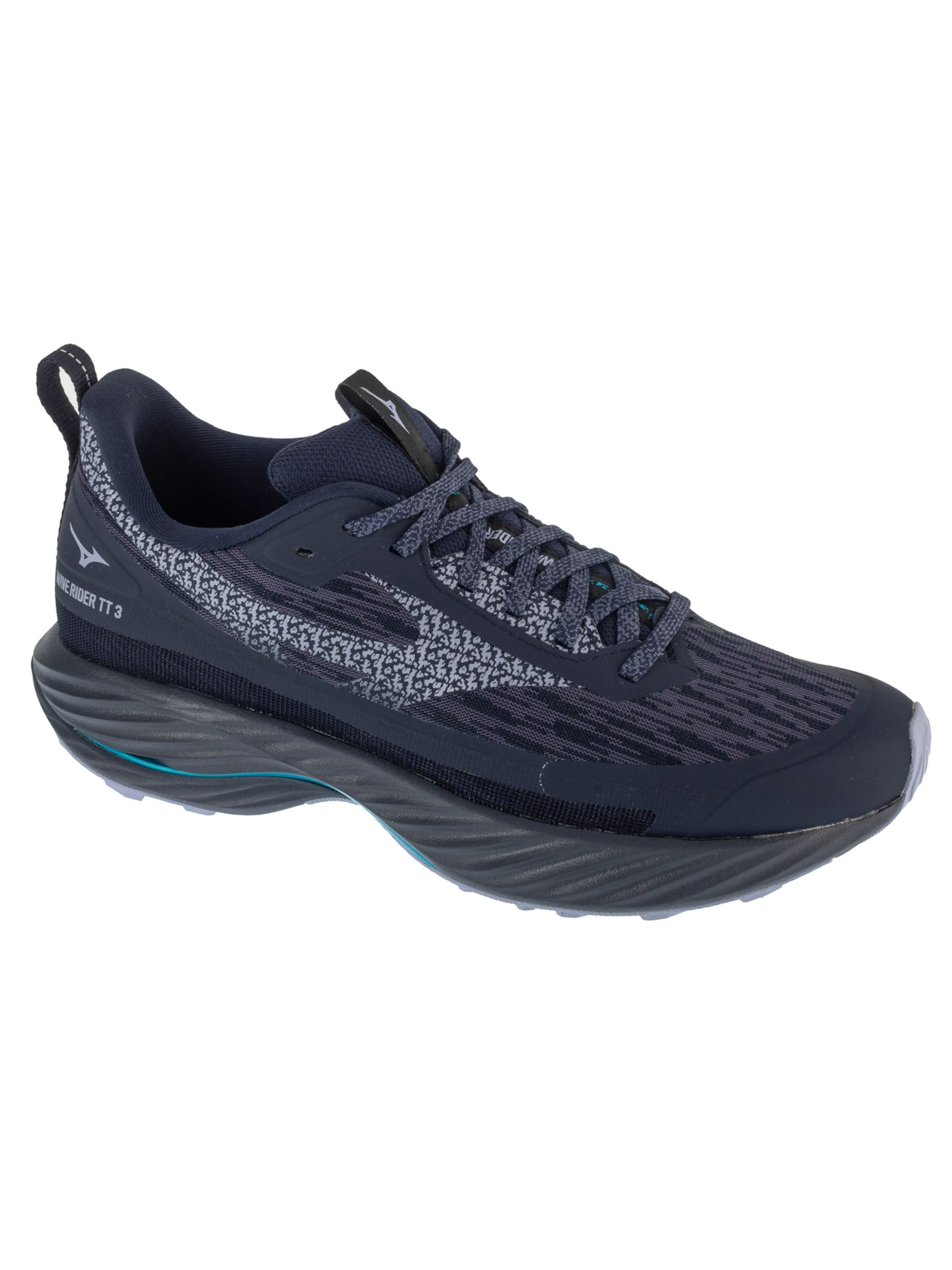 MIZUNO Running Shoes 'Mizuno Wave Rider TT 3' in Black: front