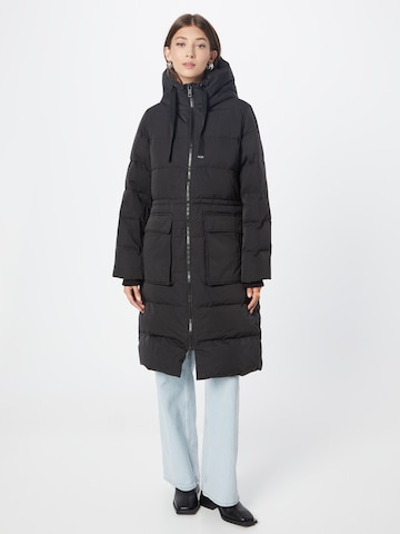 MSCH COPENHAGEN Winter Coat 'Pavine' in Black: front