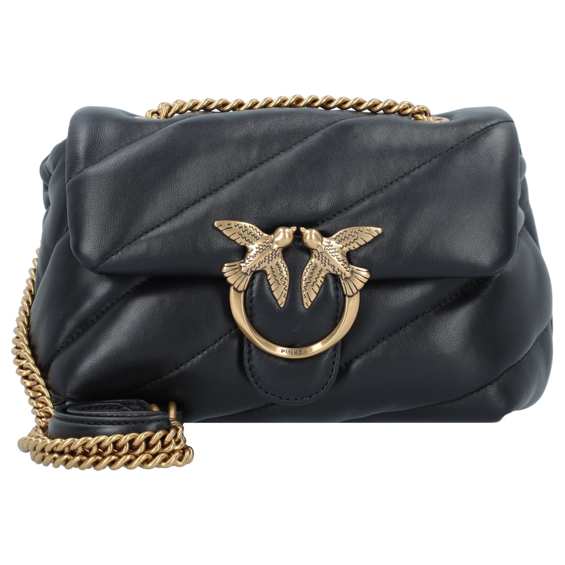 PINKO Crossbody Bag 'Love' in Black: front