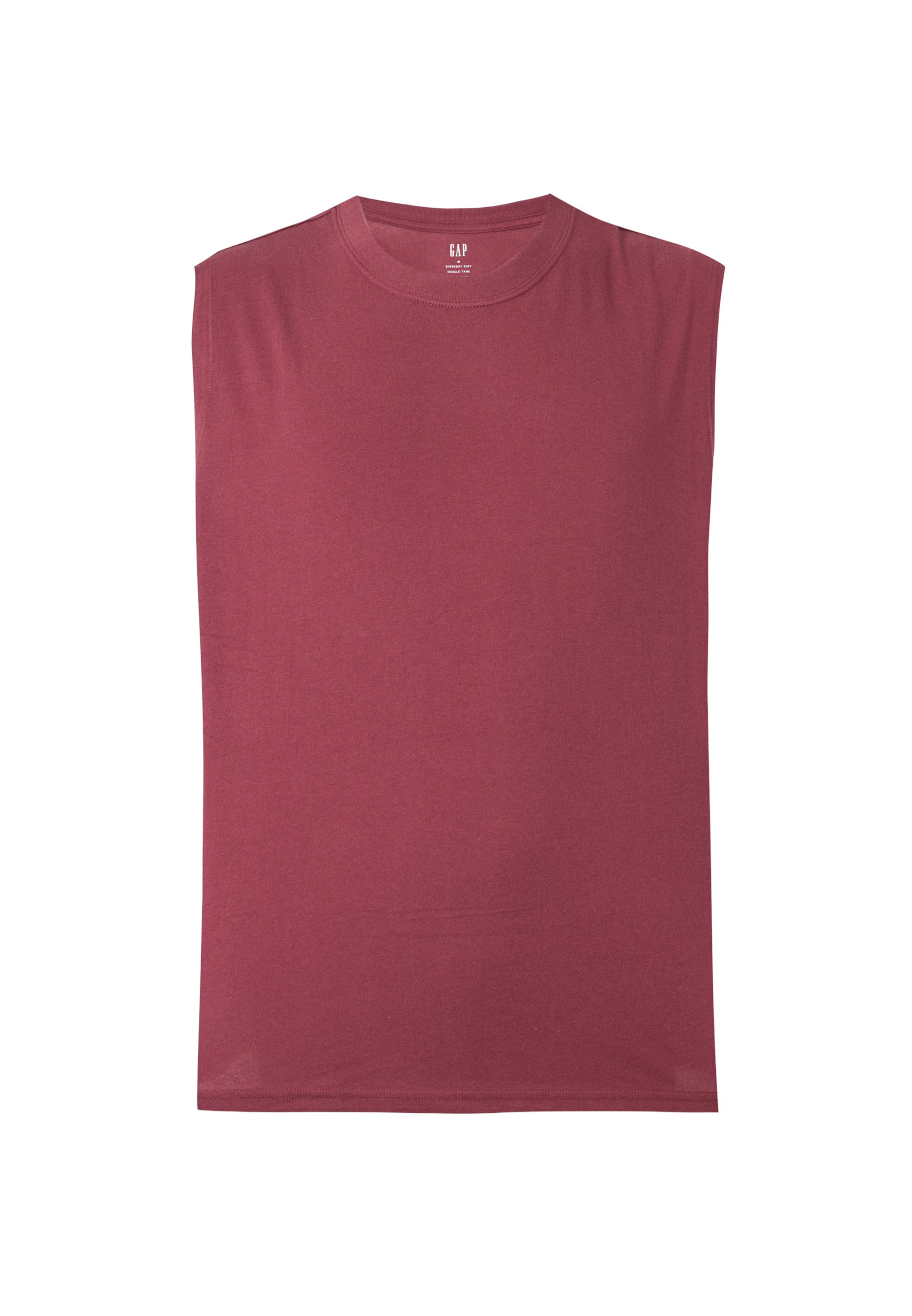 GAP Shirt 'V-EVERYDAY SOFT MUSCLE' in Rood: voorkant
