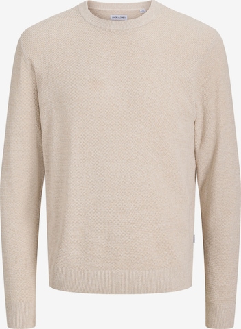 Pullover 'JJERYDER' di JACK & JONES in beige: frontale