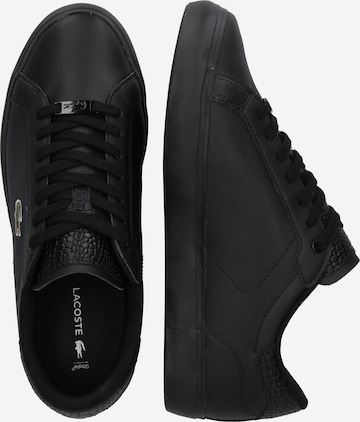 Sneaker low 'POWERCOURT' de la LACOSTE pe negru