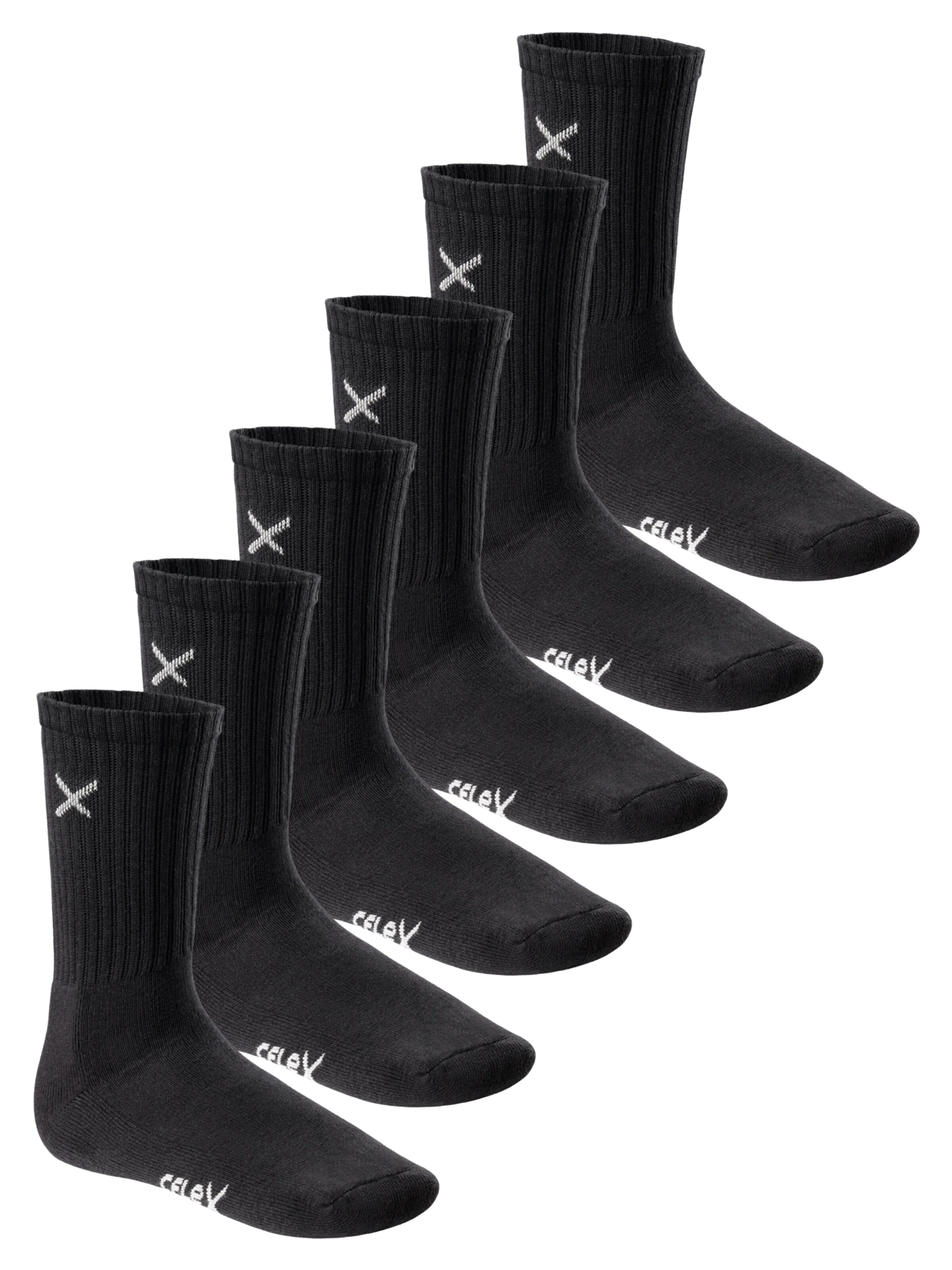 cflex Athletic Socks 'Lifestyle' in Black: front