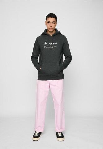 MT Men Sweatshirt 'Depresso' in Grau