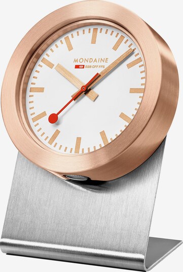Mondaine Uhr in bronze / weiß, Produktansicht