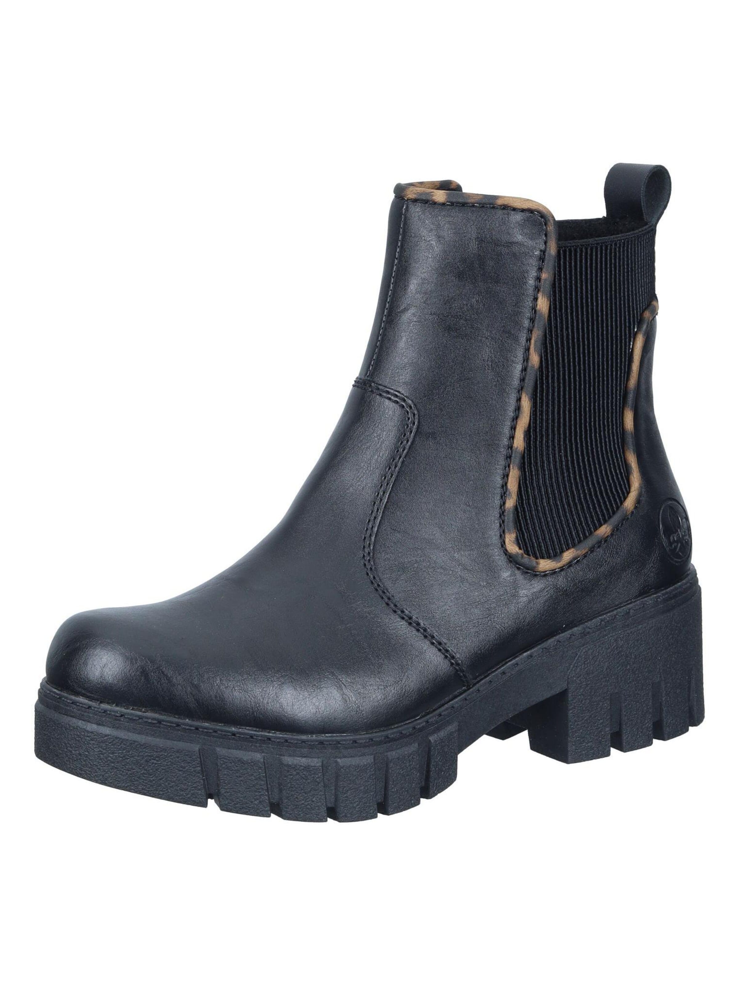 Rieker - Botines en negro: frente