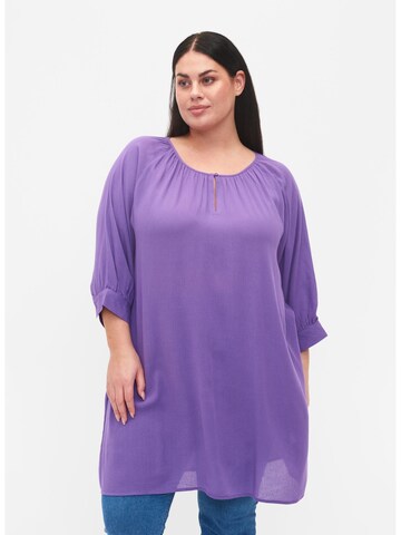 Zizzi - Túnica 'Erose' em roxo: frente