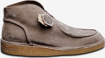 Bottes à lacets 'Ewaldi Suede Boot' oswen en gris : devant