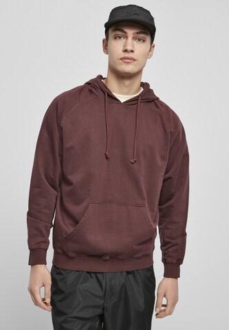 Urban Classics Sweatshirt in Red: front